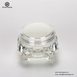 HXL2210 Gläser Diamantform Luxus Acryl Doppelwandig Leere Kosmetische Cremetiegel