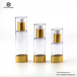 HXL4110 Leere Acryl-Airless-Creme und Lotion Flasche für kosmetische Verpackung