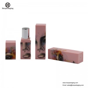 HCL412 Leerer Lippenstiftkoffer Lippenstiftbehälter Lippenstift-Make-up-Verpackung mit cleverem Magnetclip-Deckel Lippenstifthalter
